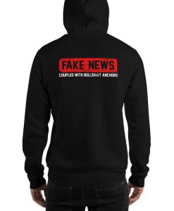 FAKE NEWS coupled with bullsh@t anchors - Men's Hoodie