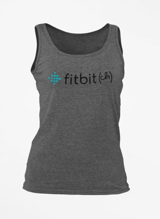 Fitbit Parody Athletic Racerback Spring Tank Top