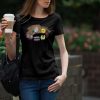 Floppy Threat Print Woman black T-shirt