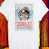Gorillaz Live on Letter Man t shirt