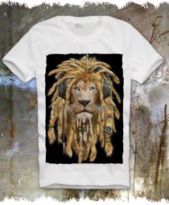 LION Zion Bob Marley t shirt