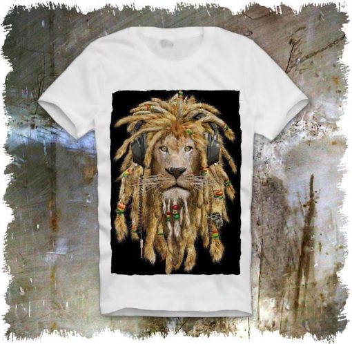 LION Zion Bob Marley t shirt