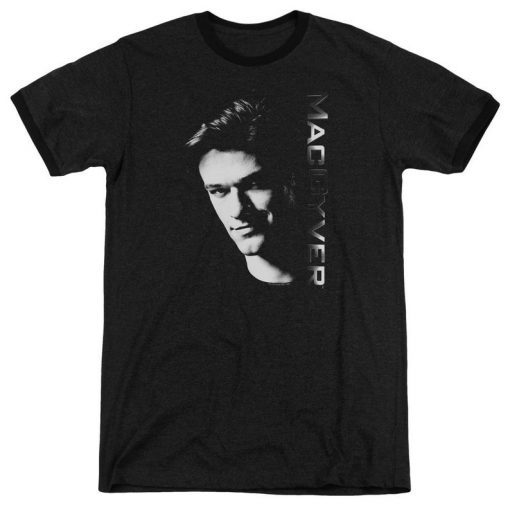 MacGyver Portrait Black Shirts