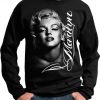 Marilyn Monroe Black Sweat Shirt