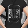 Mens Womens Zero Fucks Given Graphic T shirt