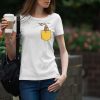 Monkey Butt Pocket Print Woman T-shirt