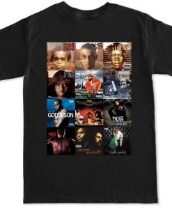 NAS ALBUM COVERS Hip-Hop Rap Tee T-Shirt