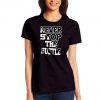 NEVER STOP the HUSTLE motivational statement great quality awesome graphic black t shirt