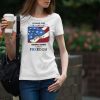 National Anthem Print Woman white T-shirt