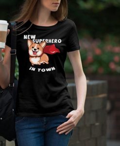 New Superhero Corgi Woman T-shirt