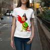 Pirate bird women - white t-shirt