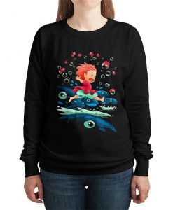 Ponyo On The Cliff By The Sea sweatshirt