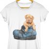 Puppy in A Blue Shoe T-Shirt