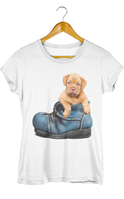 Puppy in A Blue Shoe T-Shirt