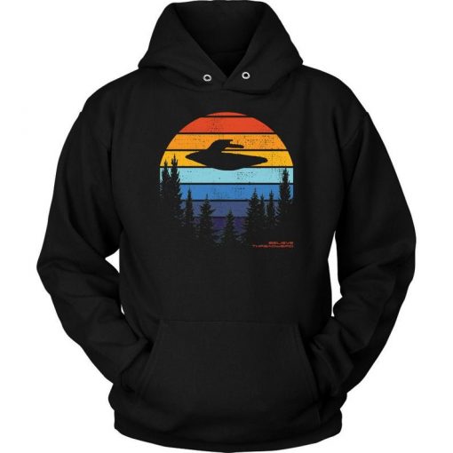 Retro I Want To Believe Hoodies