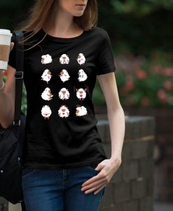 Sheep Woman black T-shirt