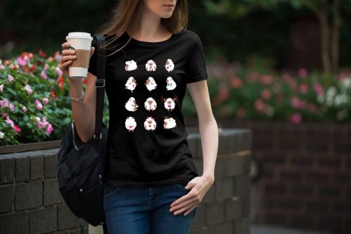 Sheep Woman black T-shirt