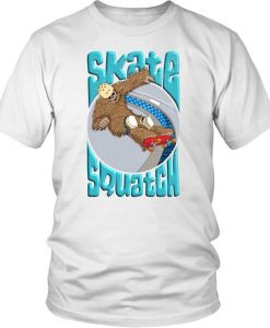 Skate Squatch Skateboarding Bigfoot Unisex Shirt