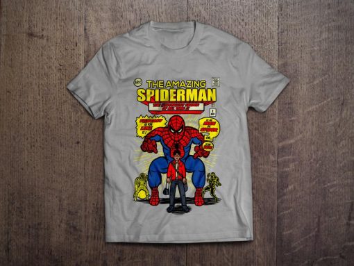 Spiderman Comic Short-Sleeve Unisex T-Shirt