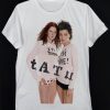 TATU Russian Duo Pop Rocker Julia Volkova Lena Katina White Crew Neck Unisex T-Shirt