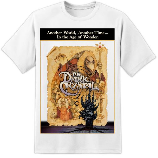 THE DARK CRYSTAL Classic Retro Movie Poster white T Shirt