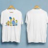 The Simpsons Family Portrait 1987 Retro T-Shirt