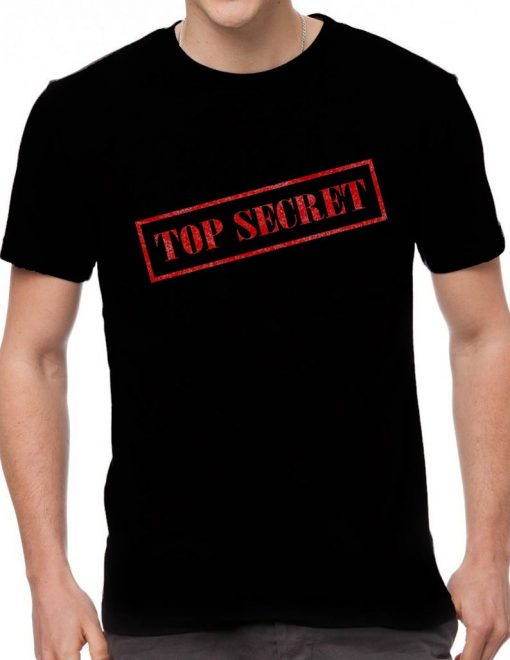 Top Secret Quote Men's Printed T-Shirt