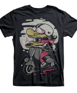 Vespa Scooter Rider T-Shirt