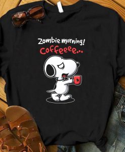 Zombie Morning Snoopy Shirt
