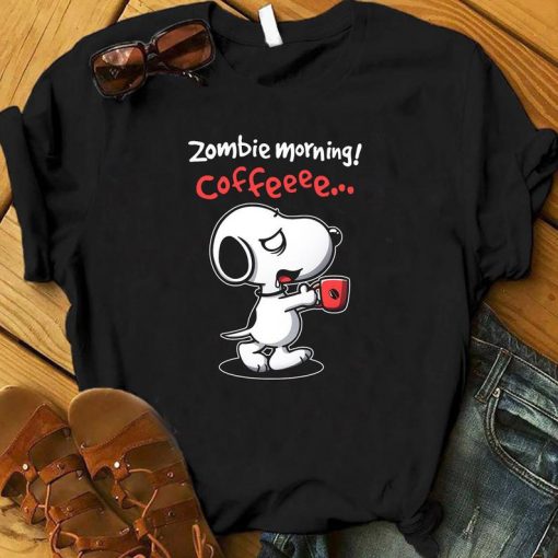 Zombie Morning Snoopy Shirt