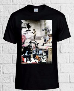 Banksy Street Art Graffiti Cool T Shirt