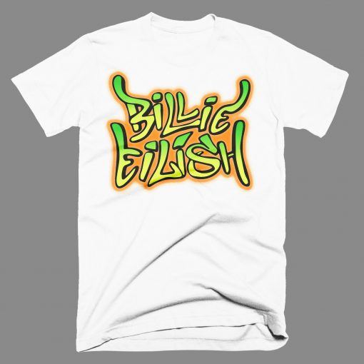 Billie Eilish Graffiti Logo T-shirtBillie Eilish Graffiti Logo T-shirt