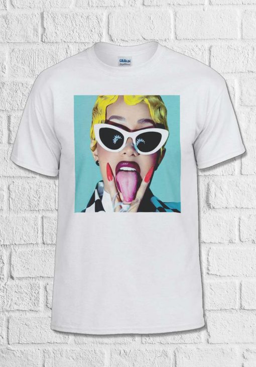 Cardi B Album Cover Drag Queen white unisex T Shirt