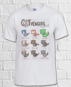 Catvengers Marvel Comic Cat T Shirt