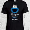 Cookie Monster Muppet Sesame unisex T Shirts