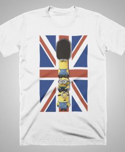 Despicable Me Union Jack Minions Funny T-shirt