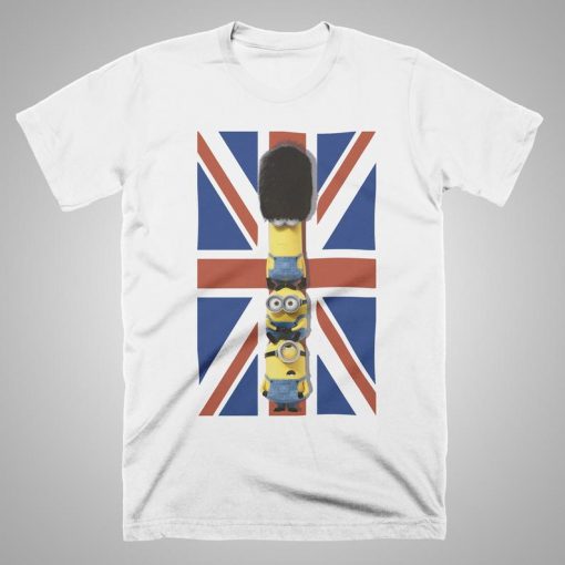 Despicable Me Union Jack Minions Funny T-shirt