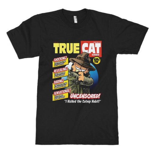 Detective Garfield True Cat unisex T-Shirt