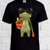Frog Funny Cocktail Hipster Funny unisex T Shirt
