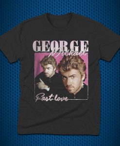 George Micheal Fast Love 80s Singer Wham Unisex WB059 Black T Shirt