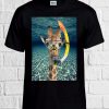 Giraffe Snorkel Swim Sea Sun T Shirt