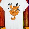 Hot Garfield The Cat Scratch Wall Cartoon Funny Movie Men Women Unisex T-shirt