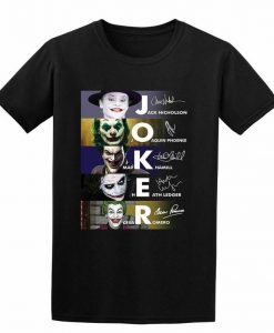 Joker Joaquin Phoenix Black T Shirt