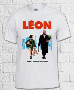 Leon The Professional Der Profi Cult Jean Reno Portman T Shirt