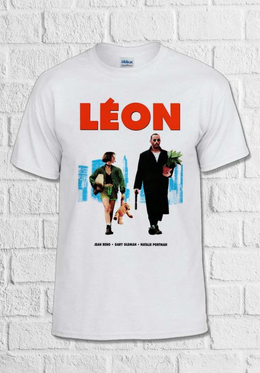 Leon The Professional Der Profi Cult Jean Reno Portman T Shirt