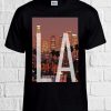 Los Angeles LA Downtown Retro unisex T Shirt