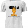 MONDAY Garfield The Cat unisex T-Shirt