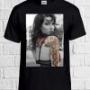 Sexy Tattoo Girl Butterfly Novelty T Shirt