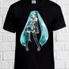 Vocaloid Miku Hatsune Anime Manga T Shirt