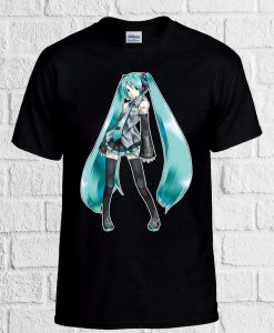 Vocaloid Miku Hatsune Anime Manga T Shirt